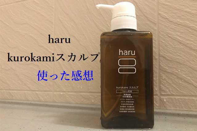 ハルシャンプー使った感想と評価 Haru Kurokami ショウリブログ